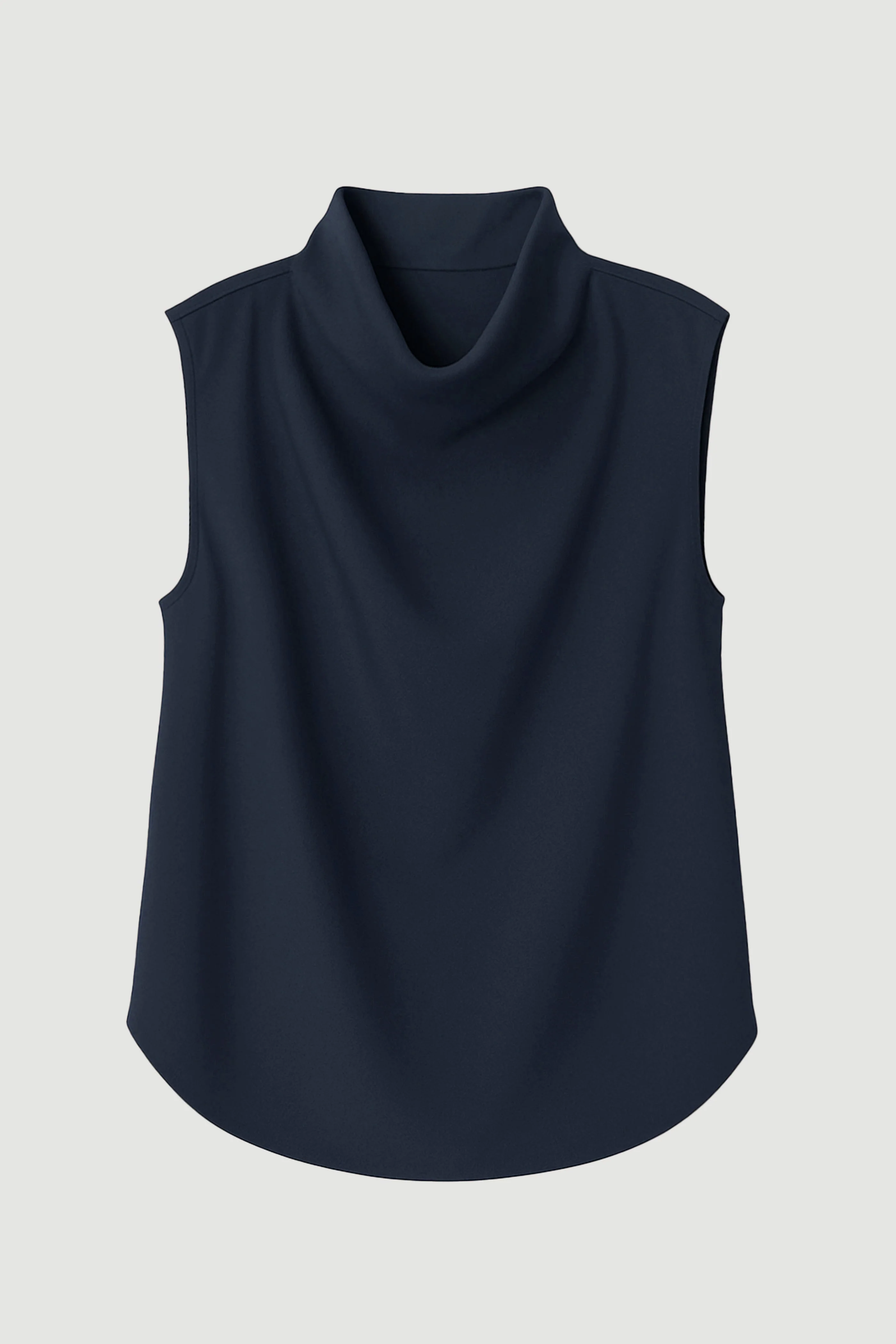 Allegra Gathered-Neck Sleeveless Blouse - Image 8
