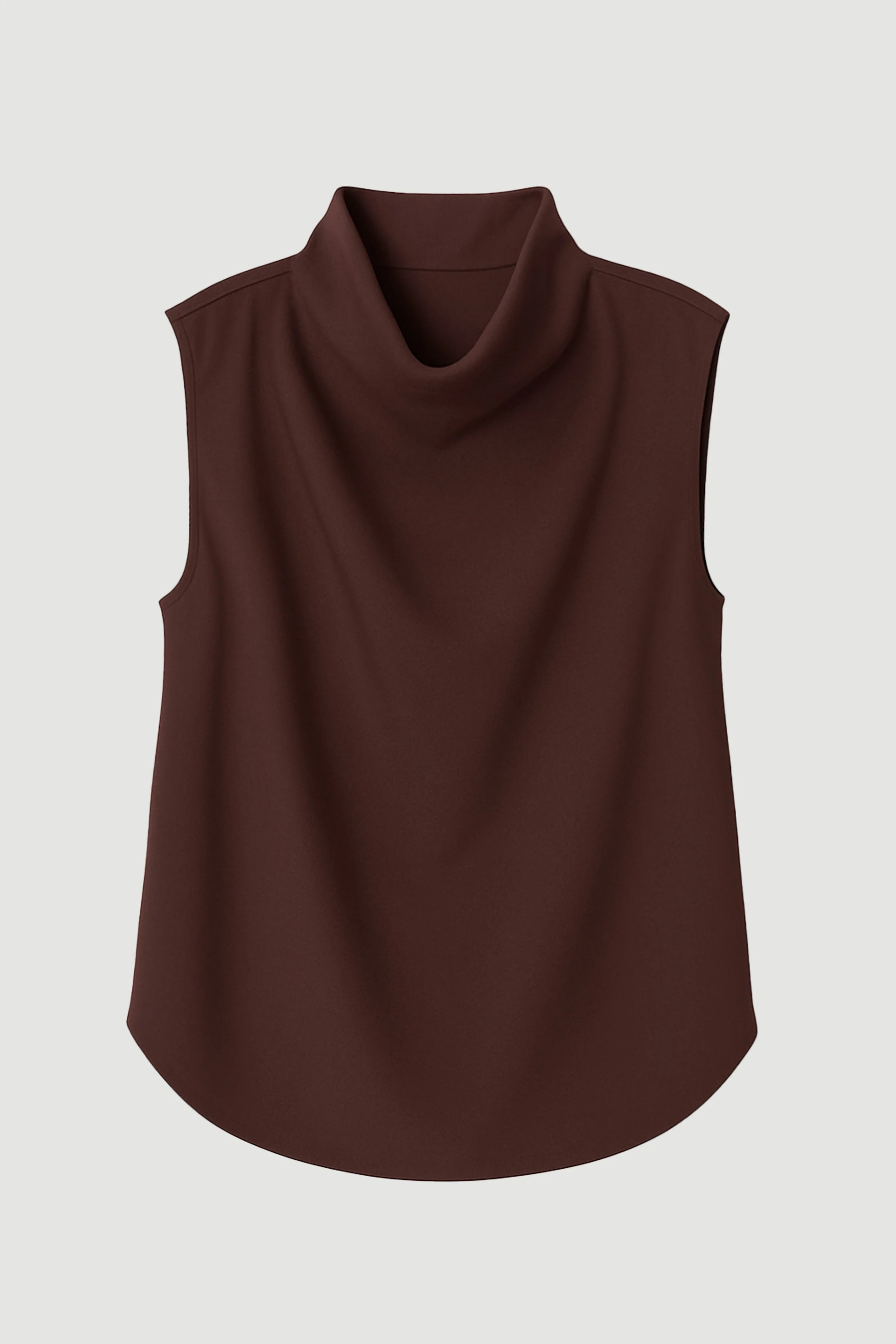 Allegra Gathered-Neck Sleeveless Blouse - Image 8