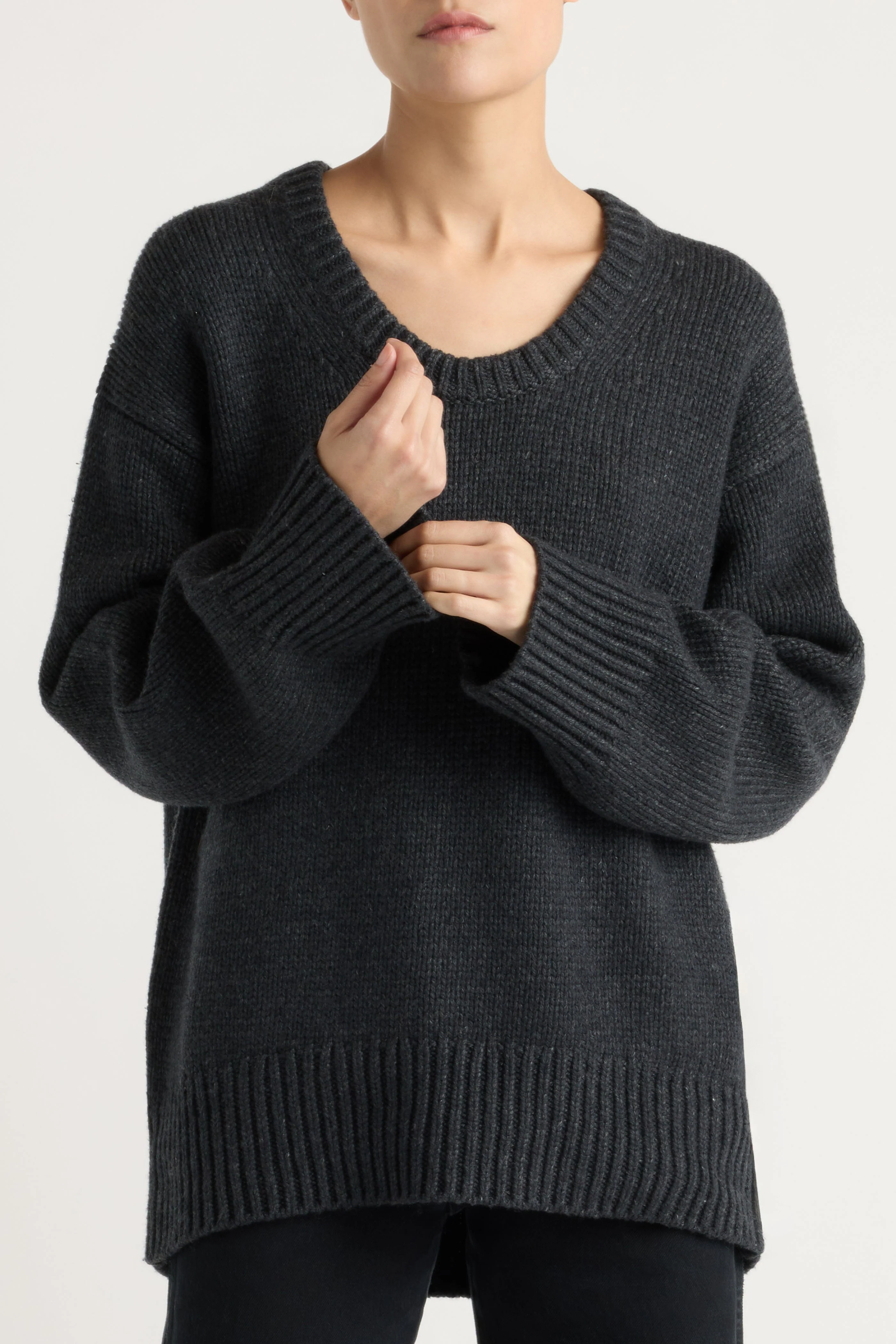 Archie Deep U-Neck Sweater - Image 5