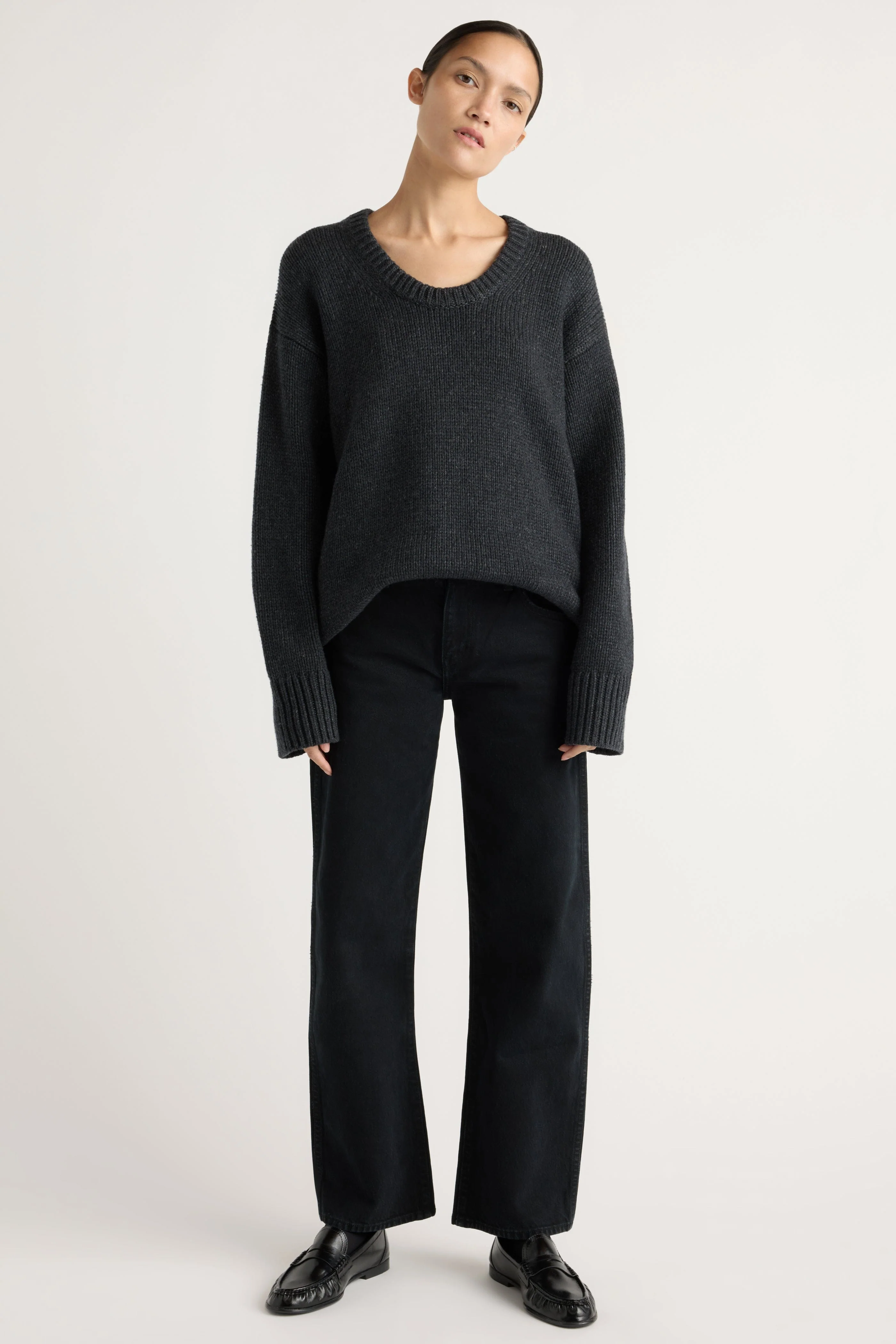 Archie Deep U-Neck Sweater - Image 6