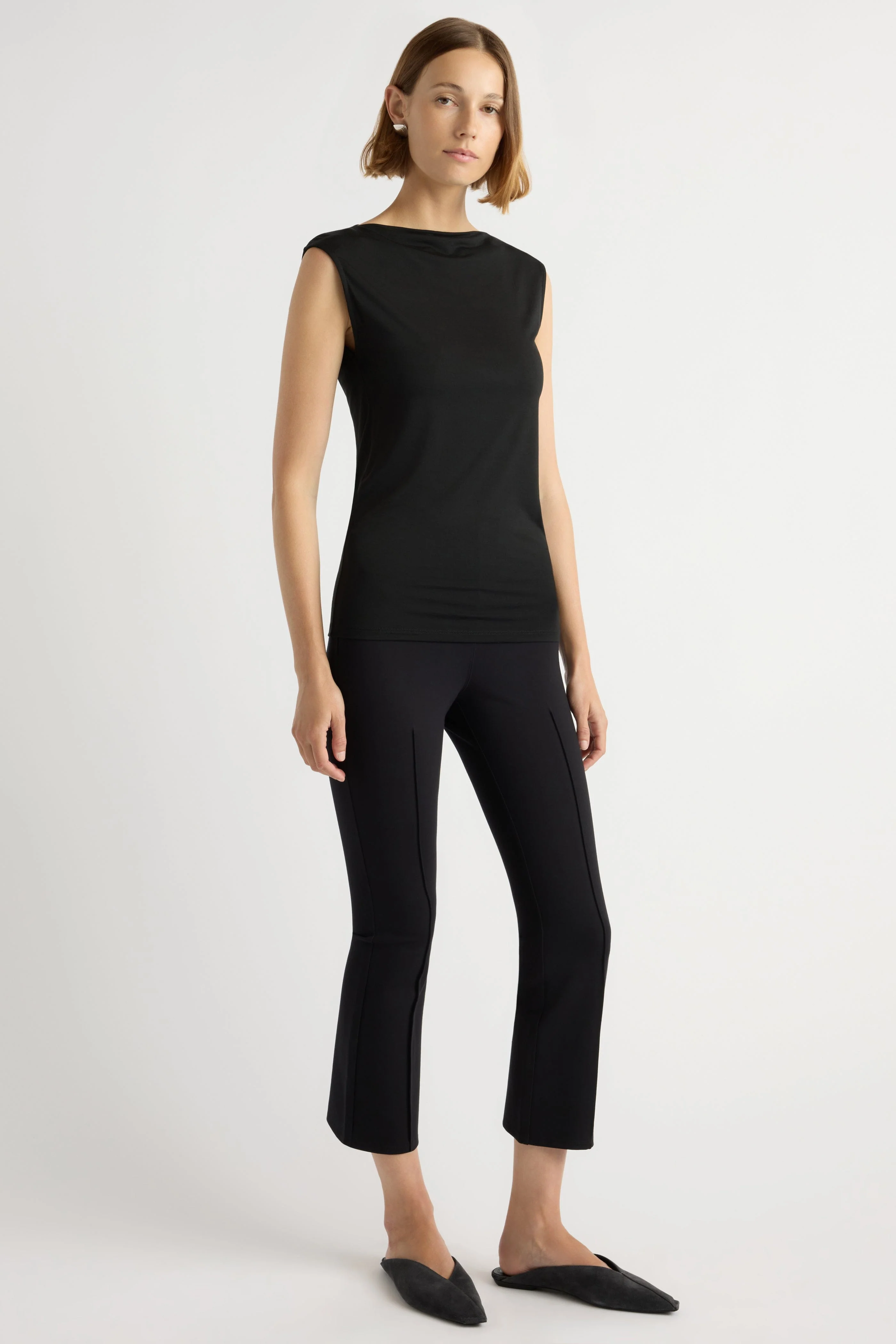 Esme Sleeveless Slit-Neck Tank - Image 3