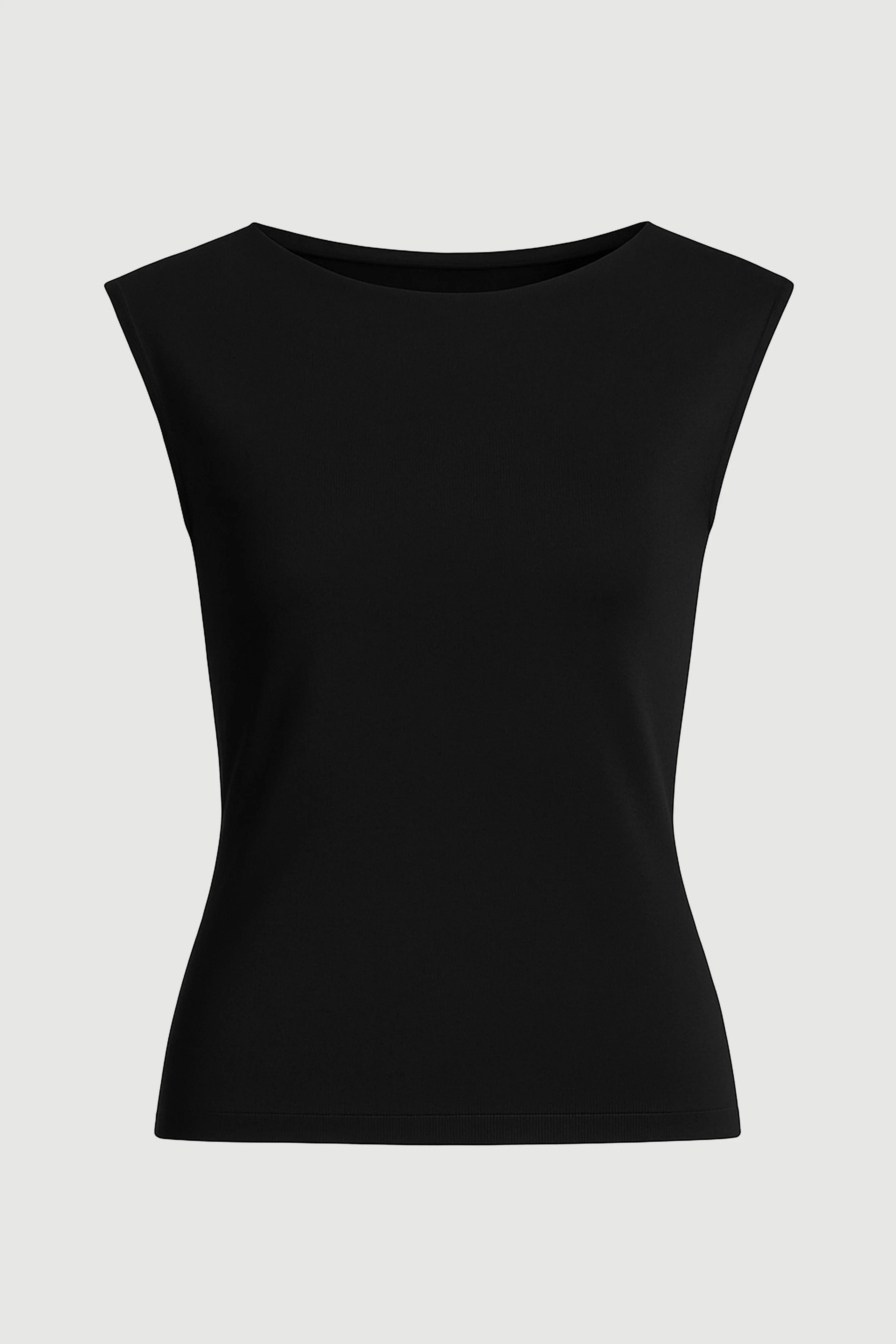 Esme Sleeveless Slit-Neck Tank - Image 9