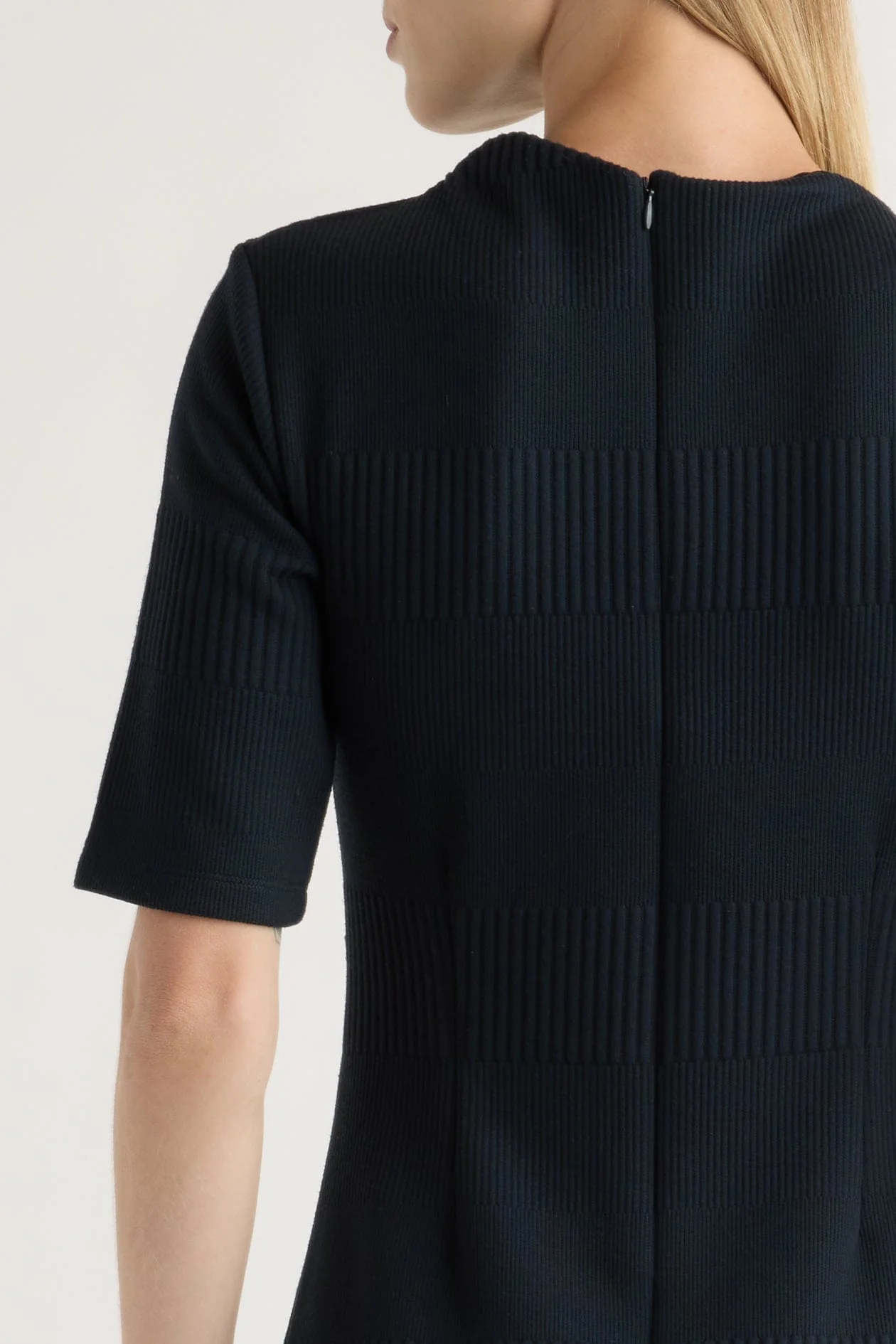 Evie Ribbed-Knit Jersey Dress - Image 7