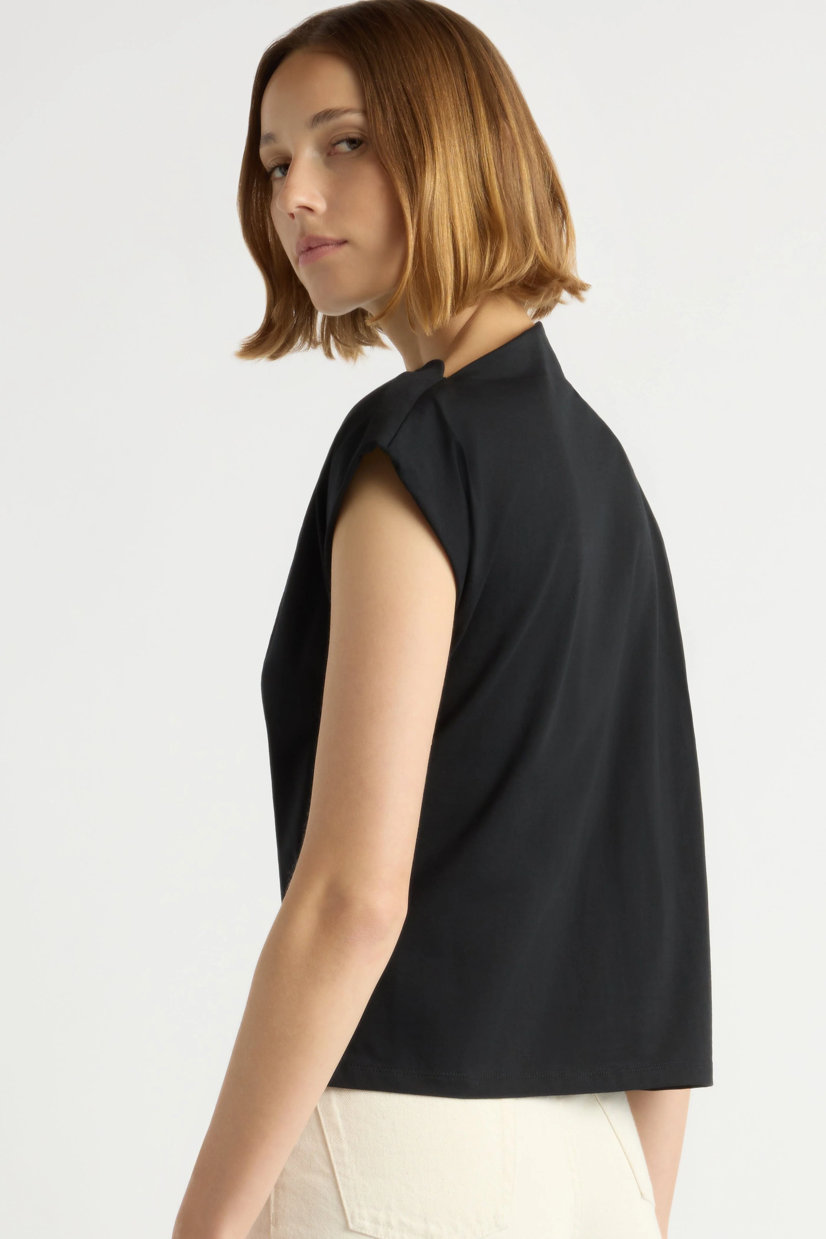 Kenny Asymmetric-Neck Tee - Image 7