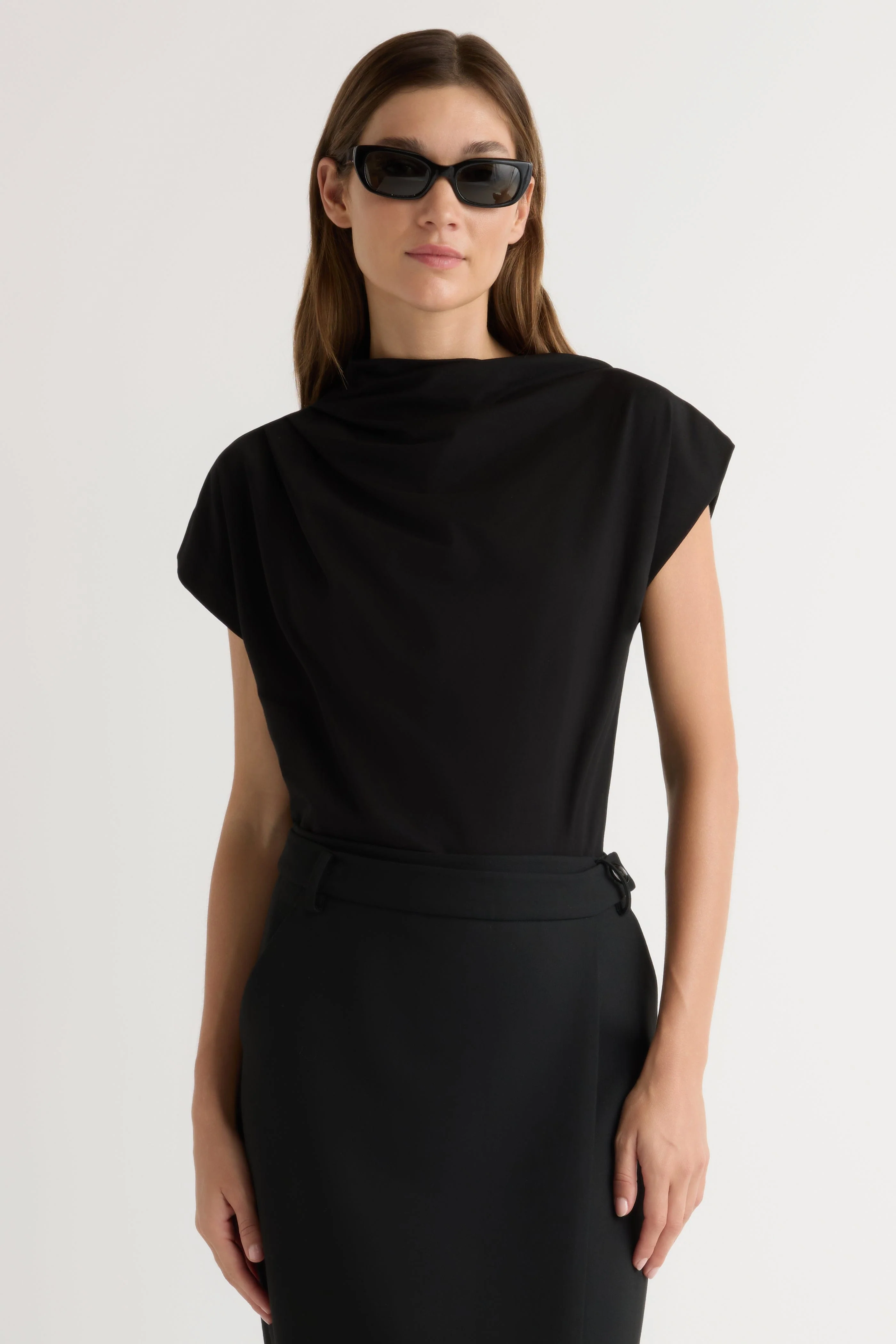 Kenny Asymmetric-Neck Tee - Image 8