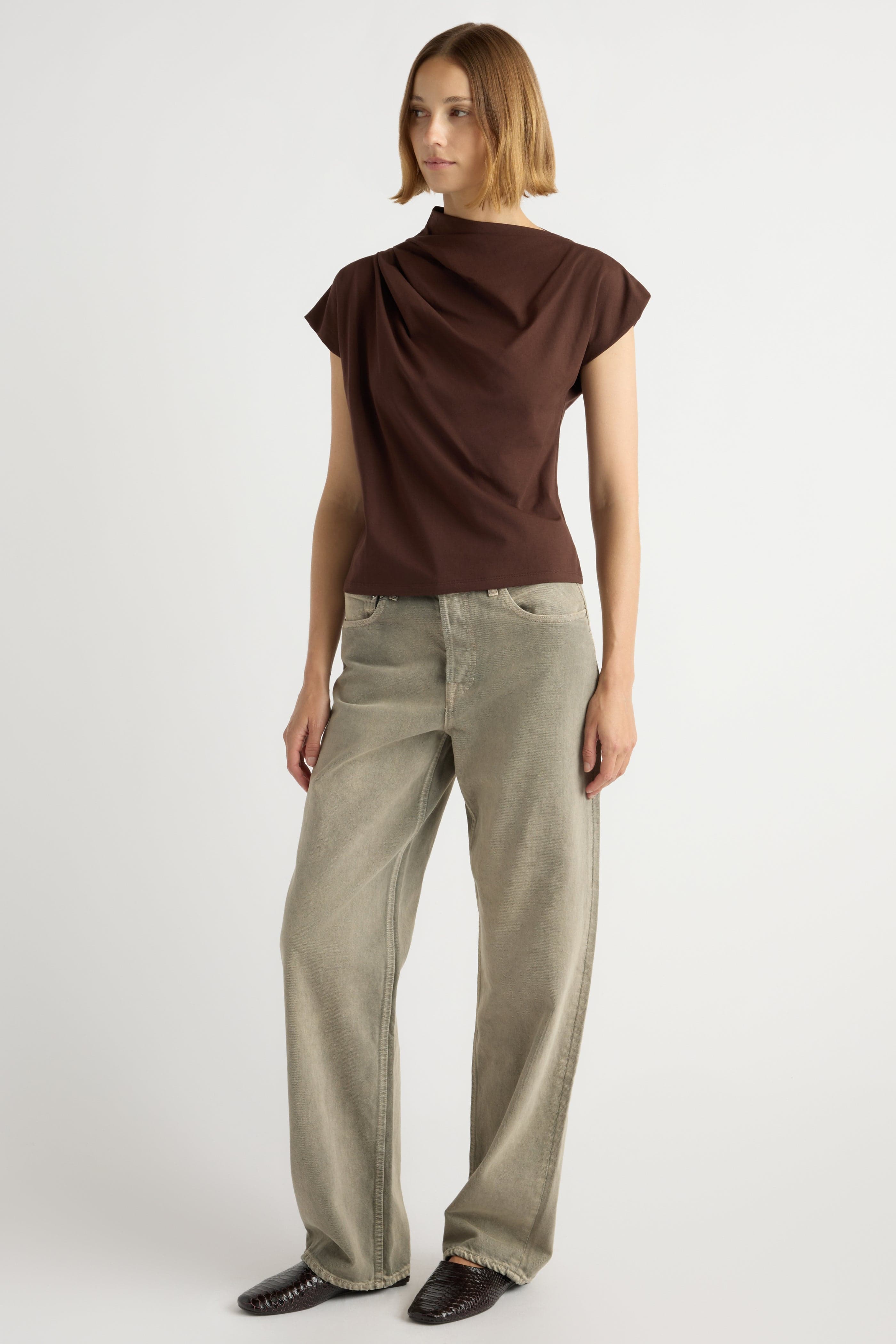 Kenny Asymmetric-Neck Tee - Image 3