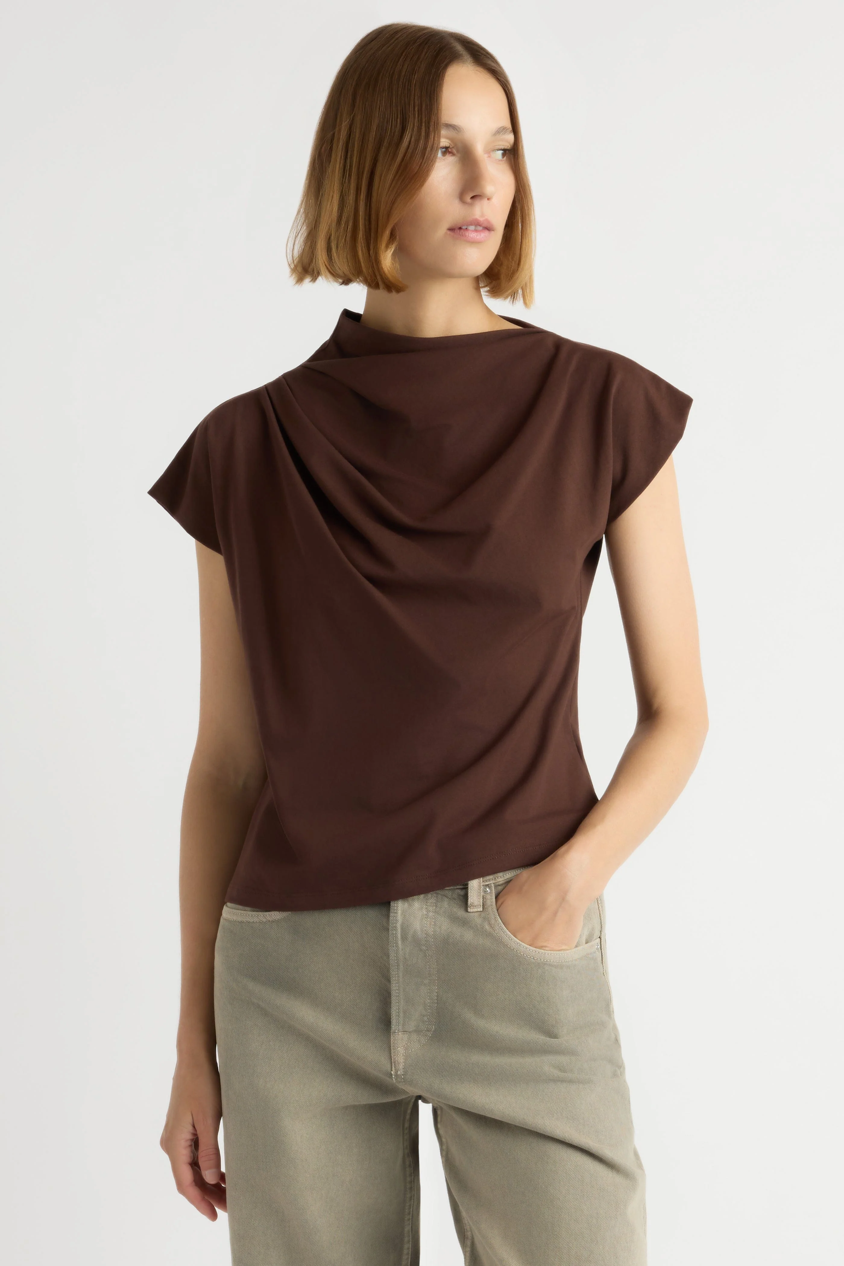Kenny Asymmetric-Neck Tee - Image 5