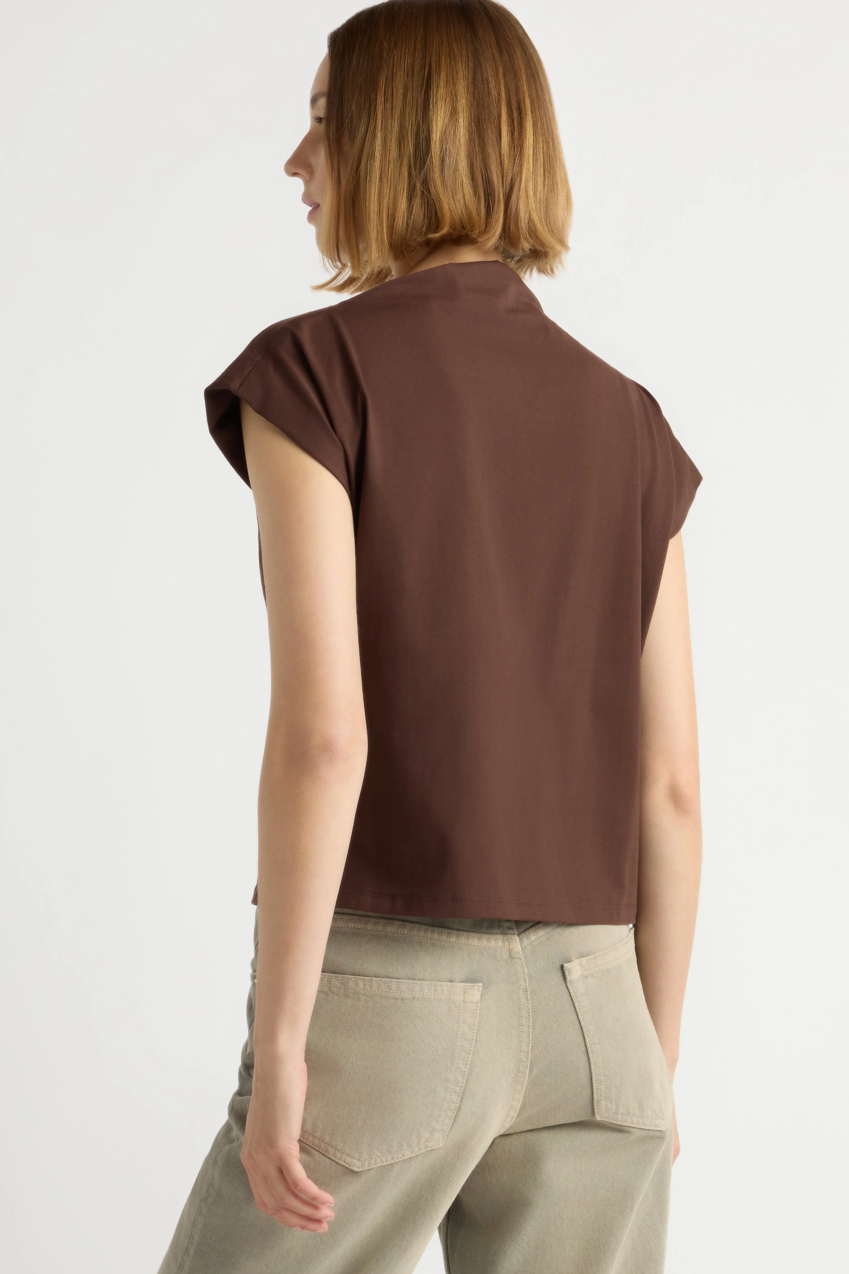 Kenny Asymmetric-Neck Tee - Image 7