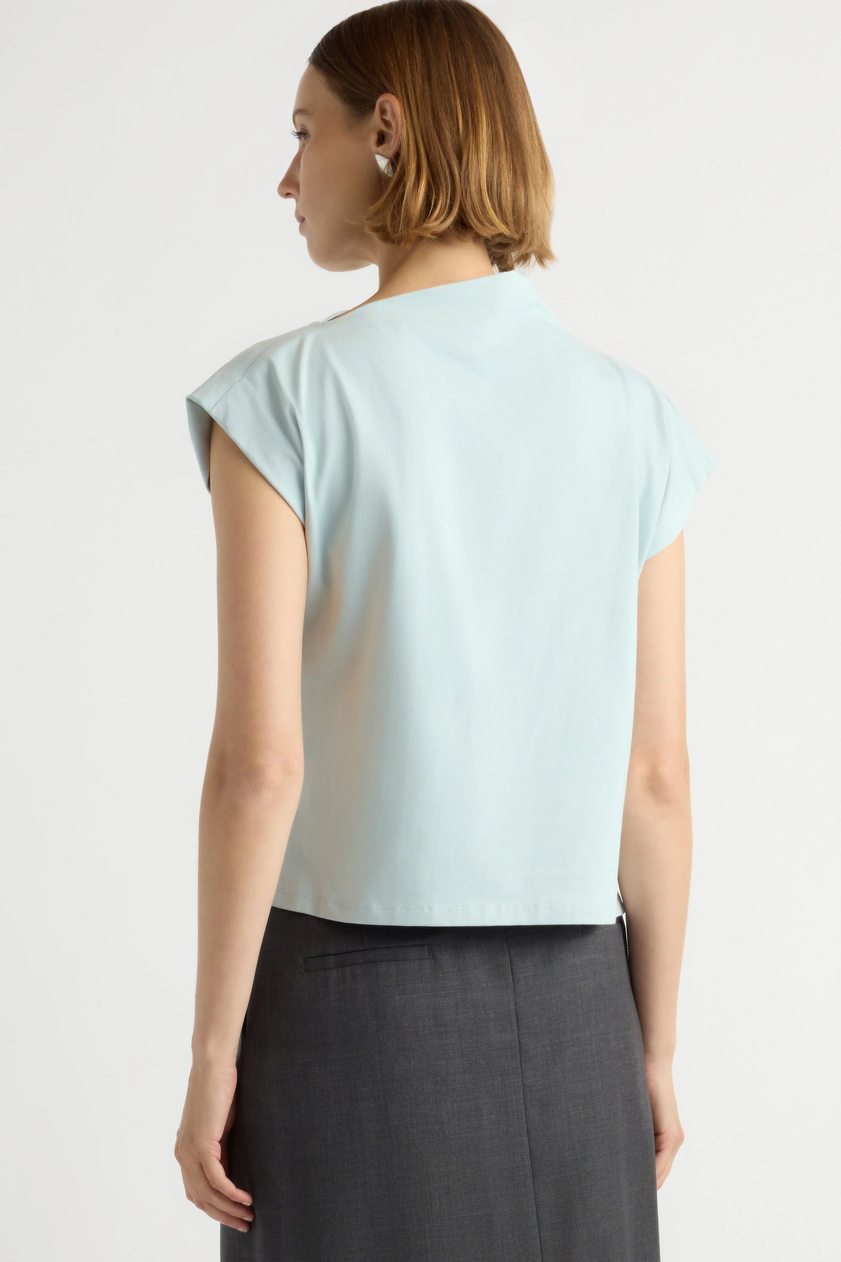 Kenny Asymmetric-Neck Tee - Image 7
