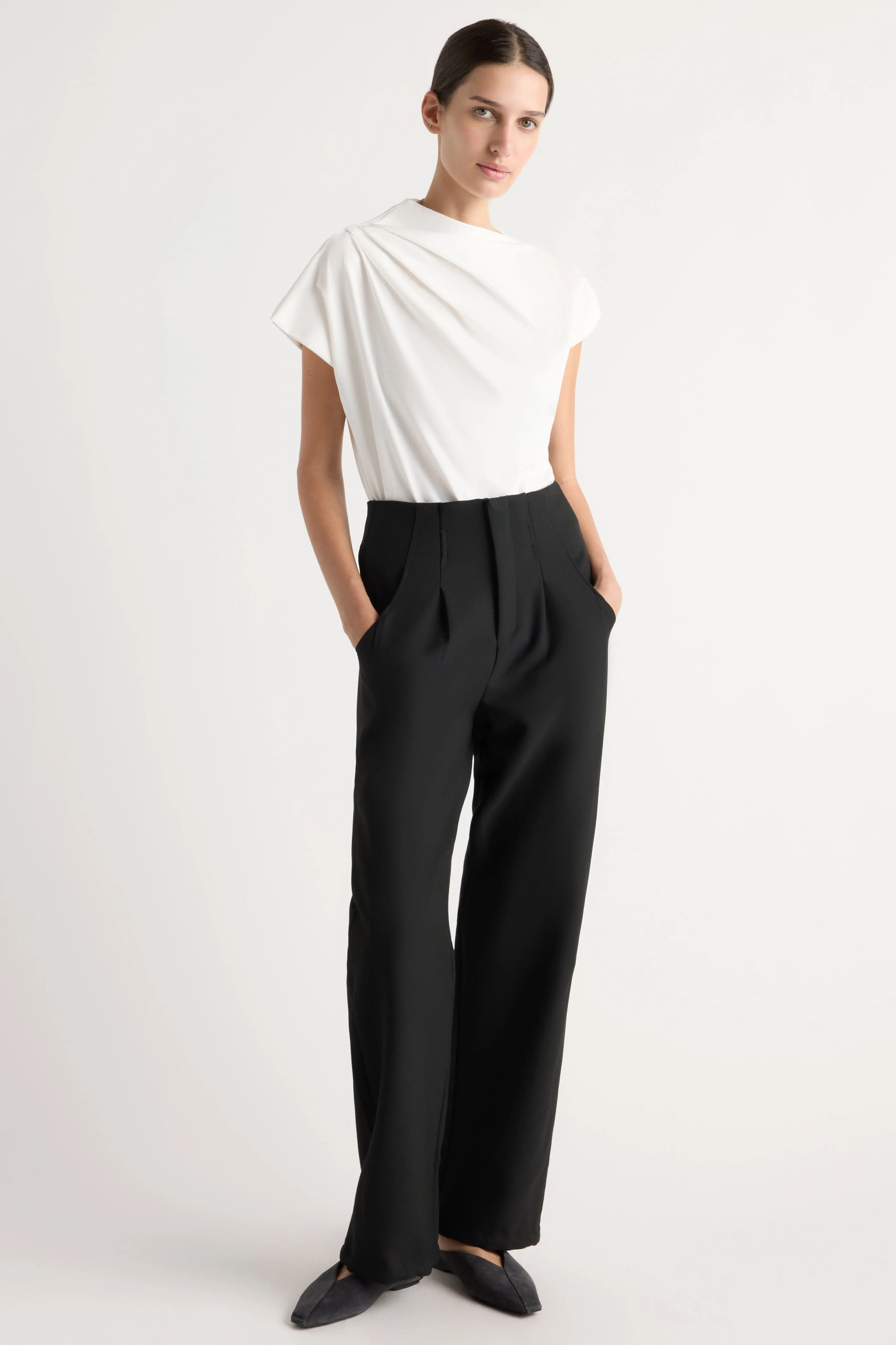 Kenny Asymmetric-Neck Tee - Image 4