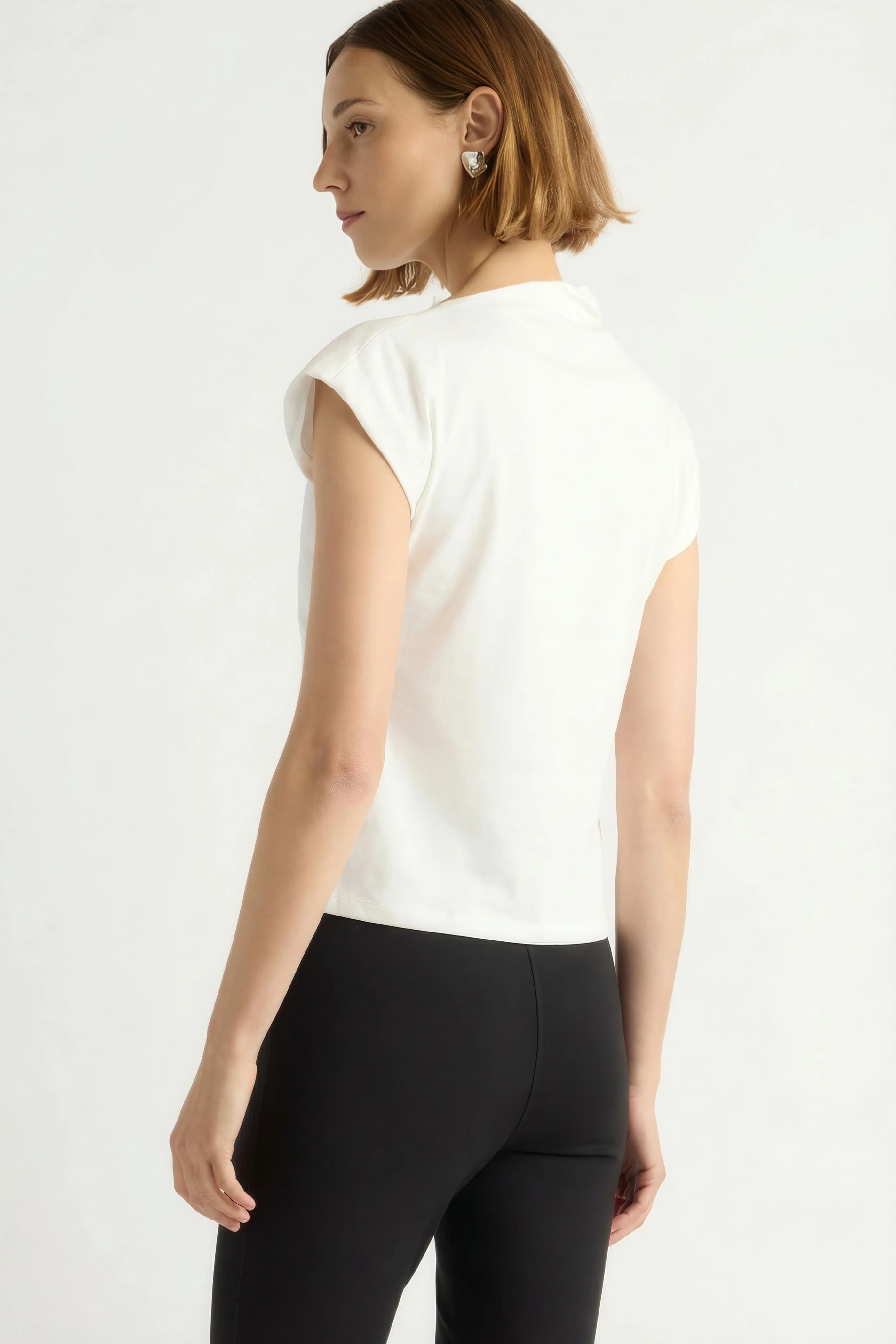Kenny Asymmetric-Neck Tee - Image 8
