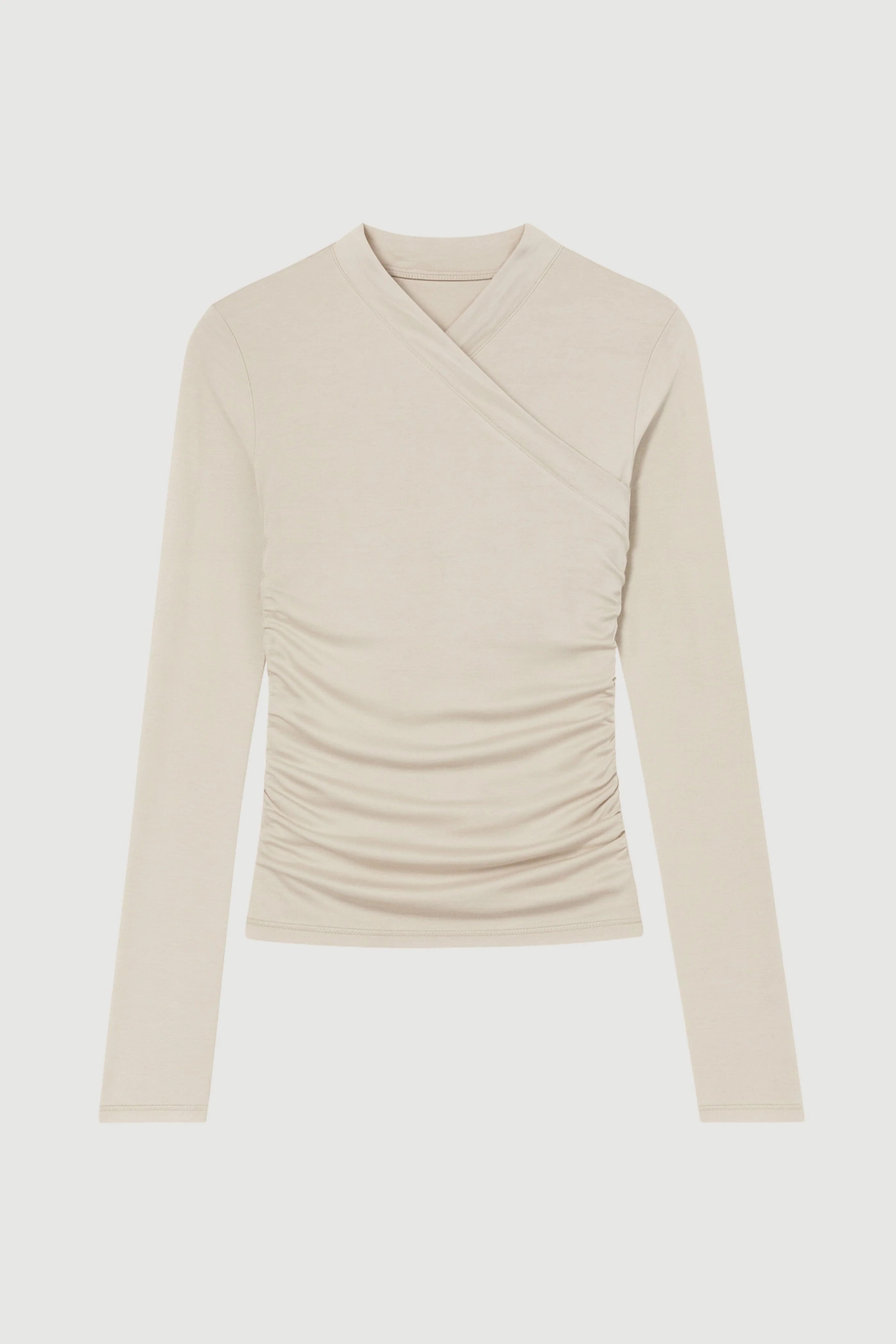 Lilou Wrap-Neck Long-Sleeve Tee - Image 8