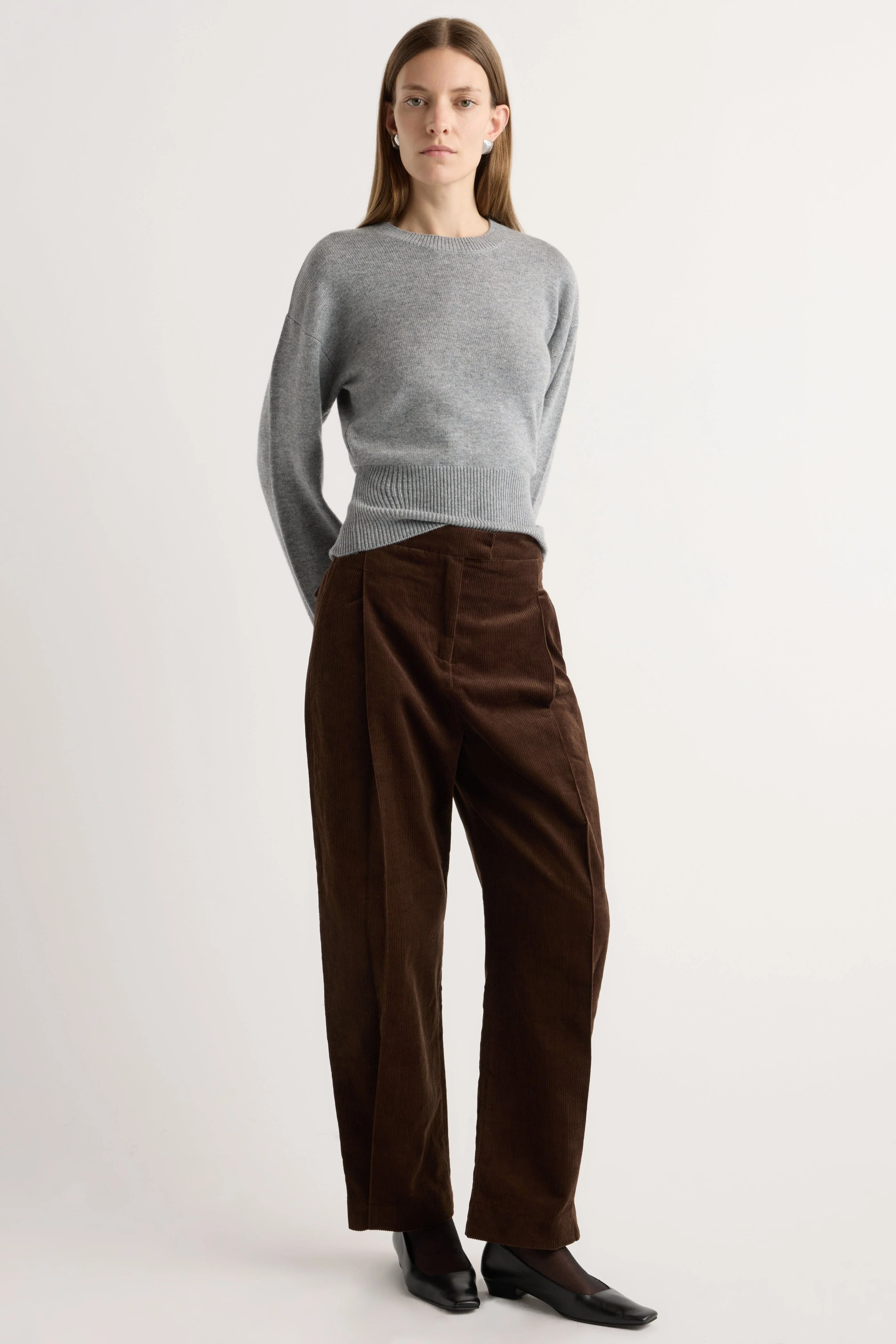 Marielle Wool-Cashmere Blouson Sweater - Image 4