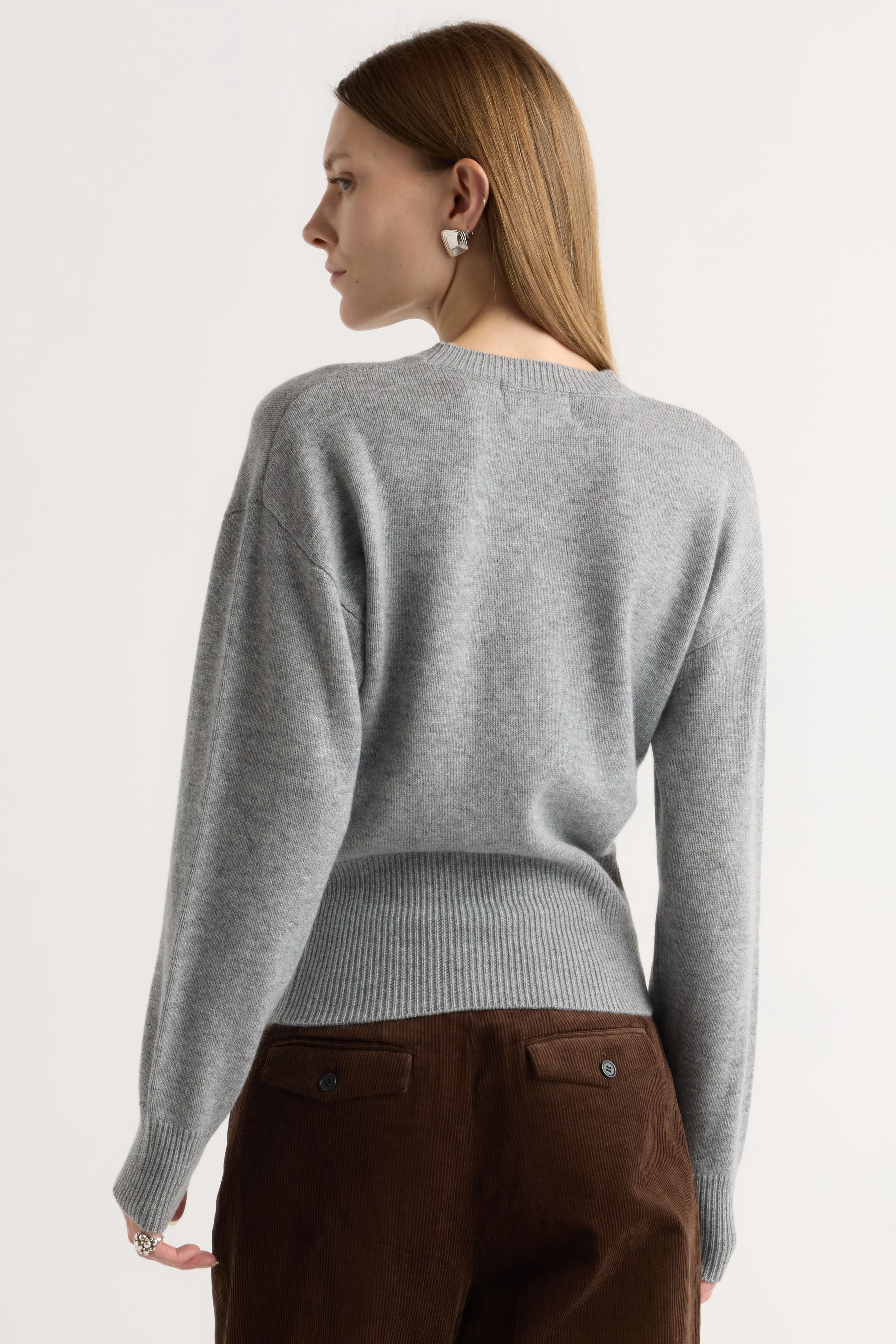 Marielle Wool-Cashmere Blouson Sweater - Image 6