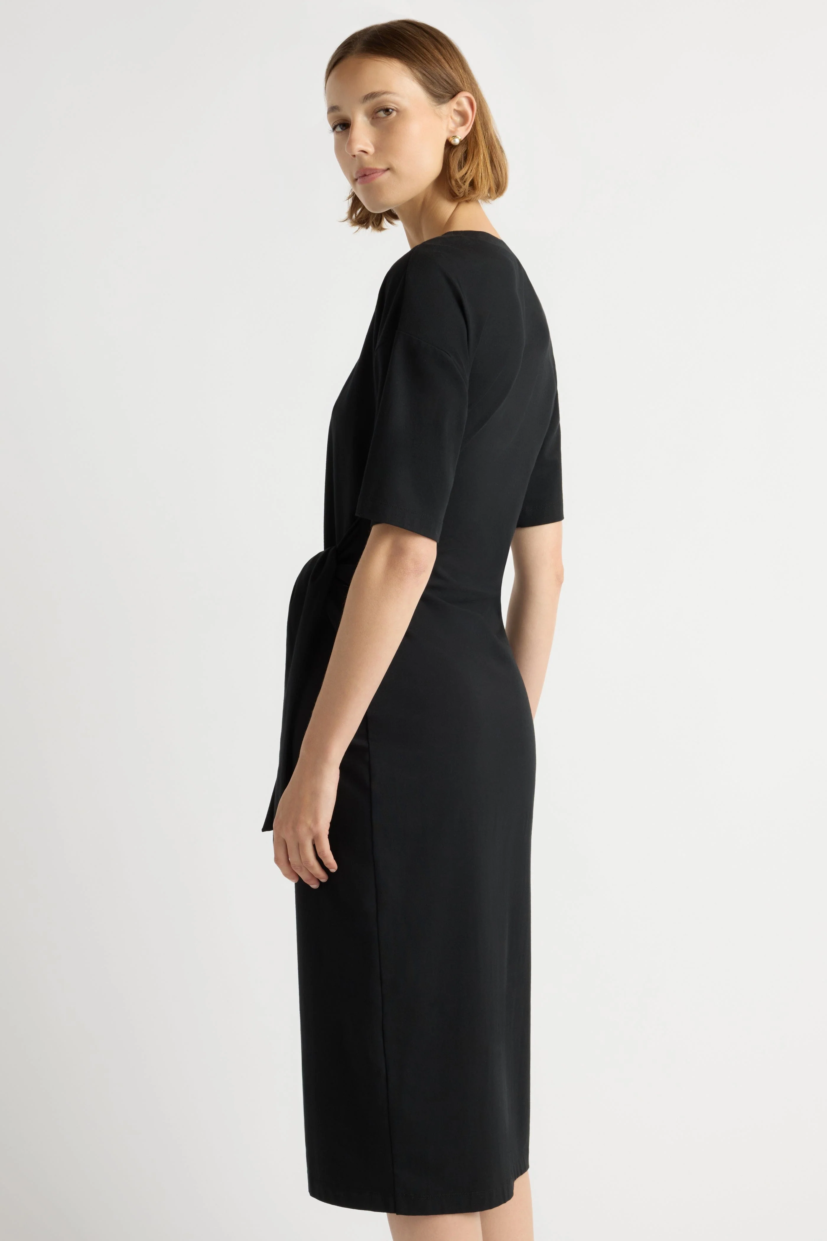 Noa Organic Cotton T-Shirt Wrap Dress - Image 6