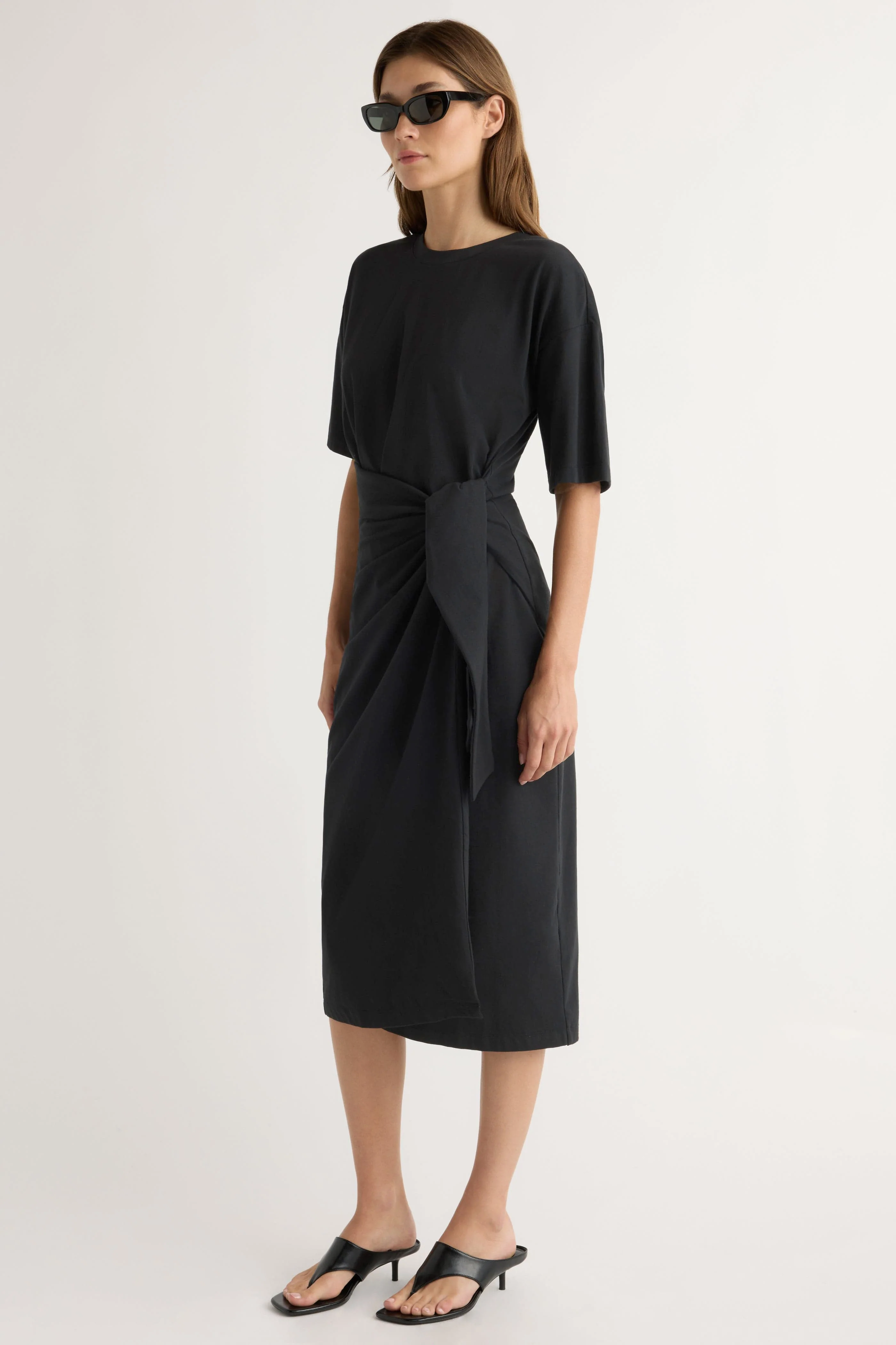 Noa Organic Cotton T-Shirt Wrap Dress - Image 7