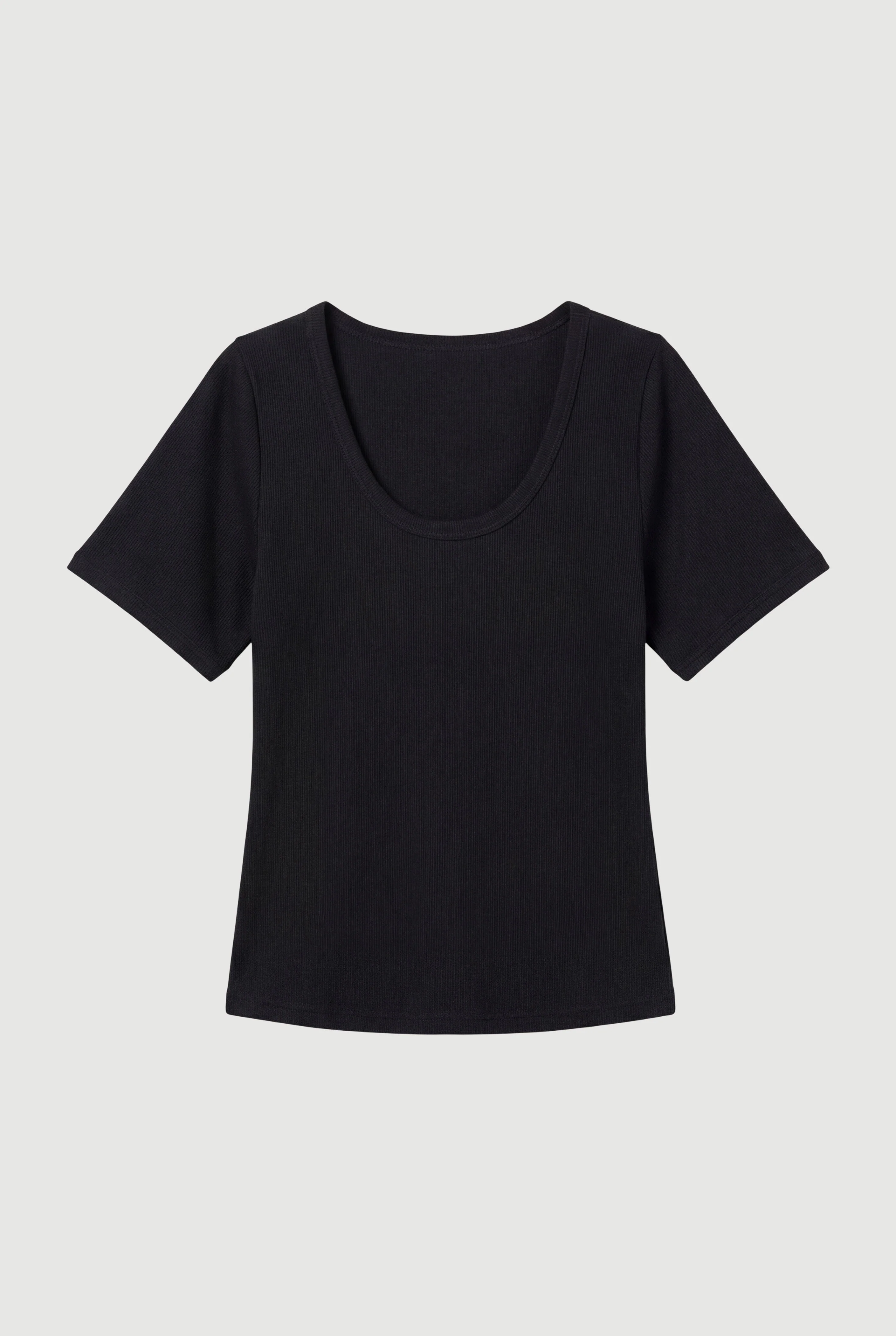 Renee Sculpted Scoop-Neck Tee - Image 8